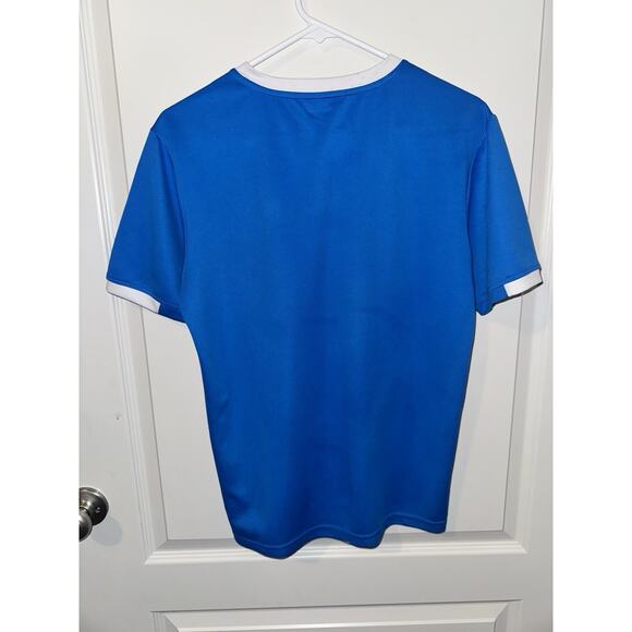 -Capelli Soccer Shirt Size Sm Blue N White Length 25.5” Chest 20” - Picture 2 of 7
